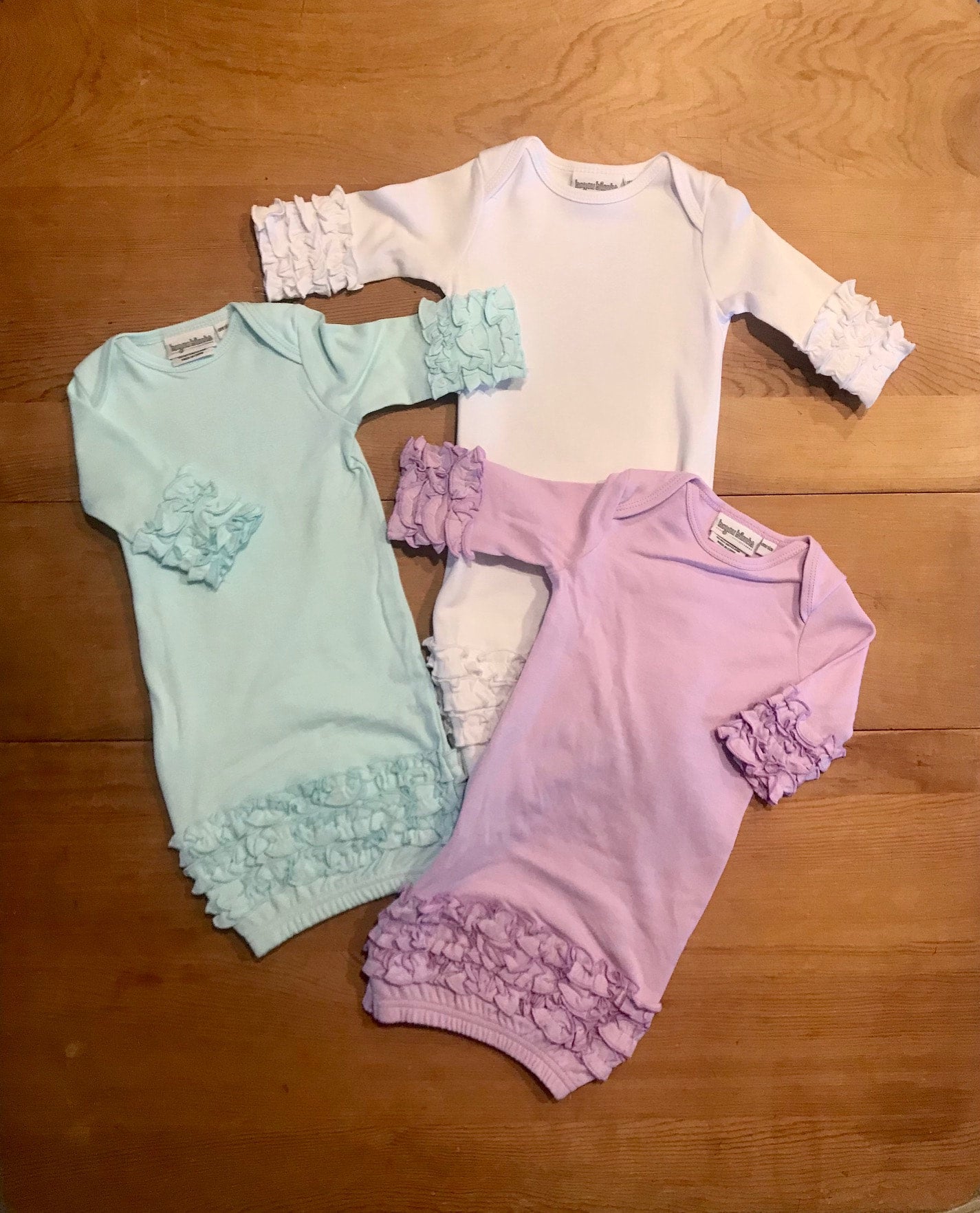 BLANK baby girl outfit, bubble romper ruffle sunsuit BLANK – Sweet and  Stitched